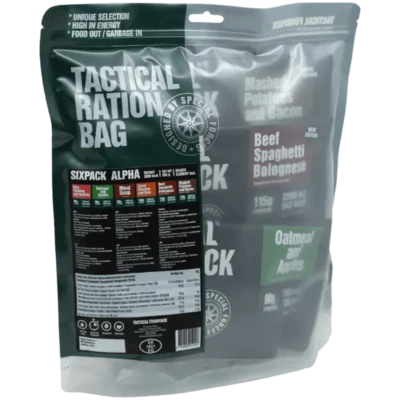 MRE sixpack Alpha toidupakk Tactical foodpack