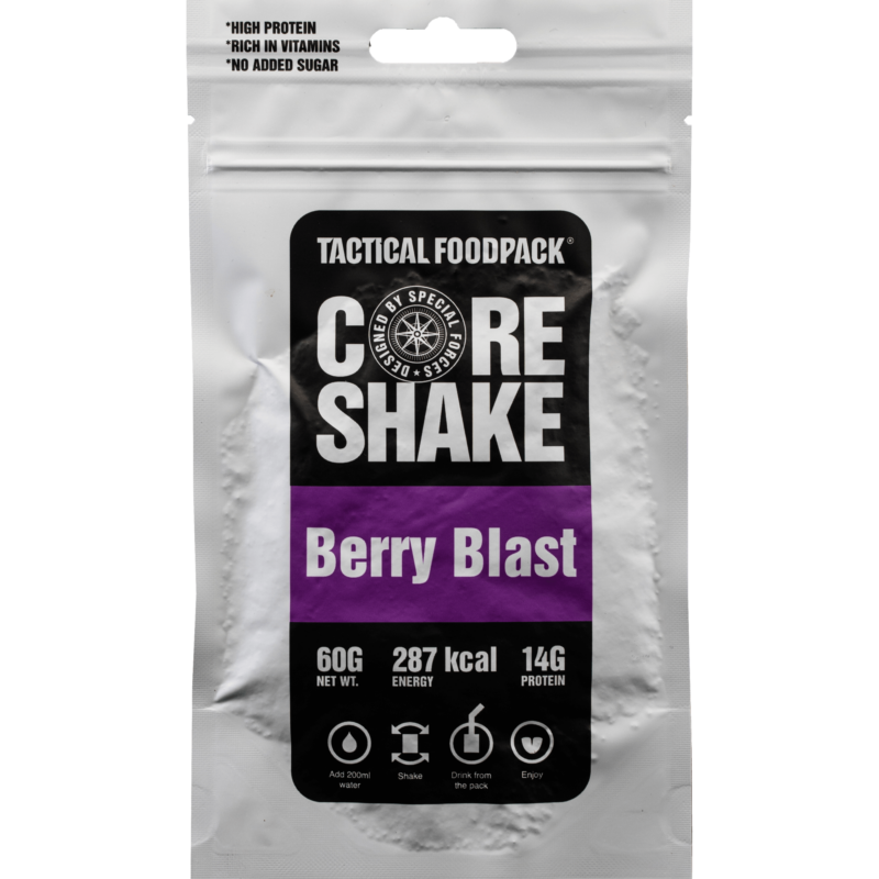 Core Shake Berry Blast marjasmuuti pakend
