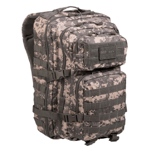 patrulinė kuprinė, šviesus skaitmeninis kamufliažas