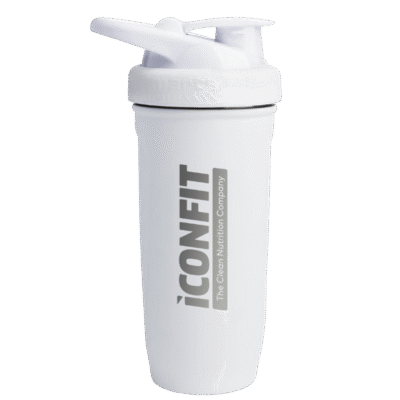 Metallist shaker Reforce 900ml ICONFIT - Valge