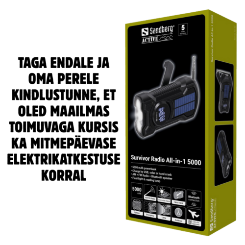 užsitikrink saugumą su kriziniu radiju