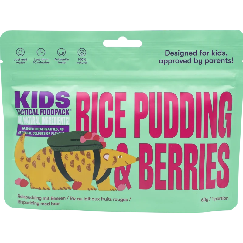 Riisipuding vaarikatega KIDS