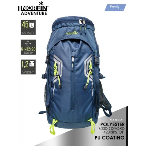 Seljakott Norfin ADVENTURE 45 featuurid