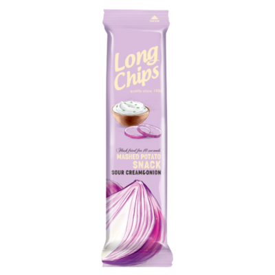 Kartulivahvlid Long Chips hapukoore ja sibula maitsega