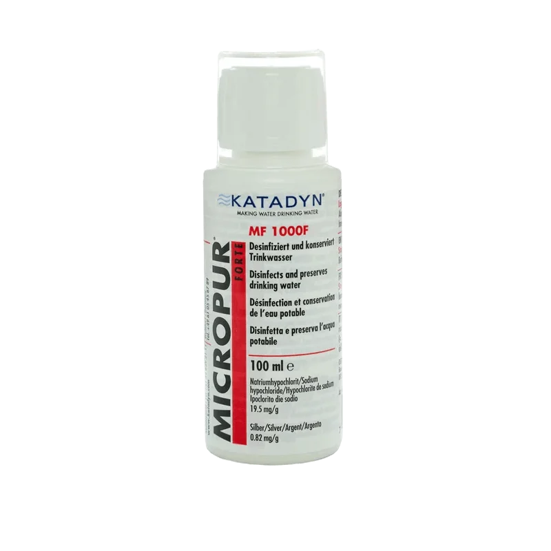 Krople do uzdatniania wody Katadyn MF 1000F na wyprawę