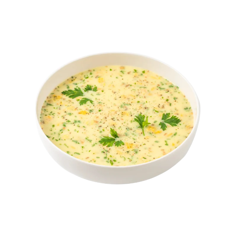 FOOD FORCE vištienos sriuba – šaltyje džiovintas žygio maistas