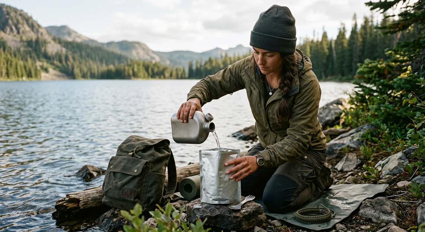 vandens pylimas į patiekalą
