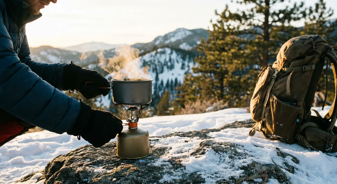 Przygotowywanie posiłku zimą
