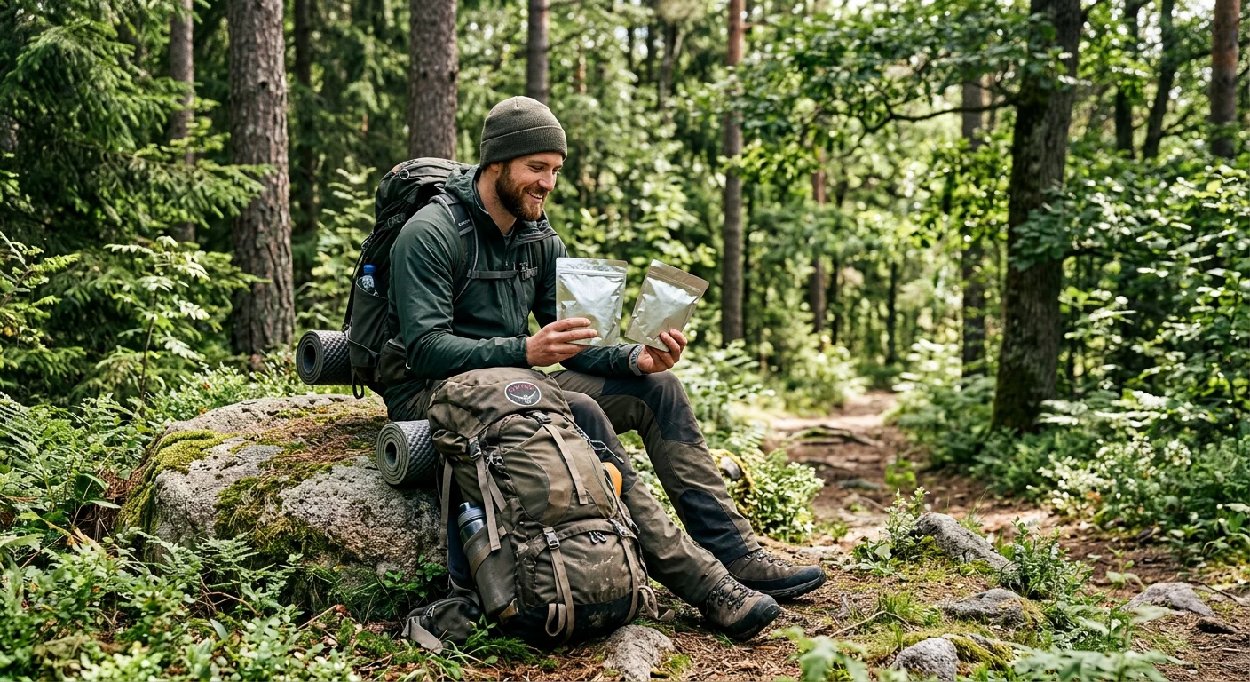 žygio maistas kuprinėje