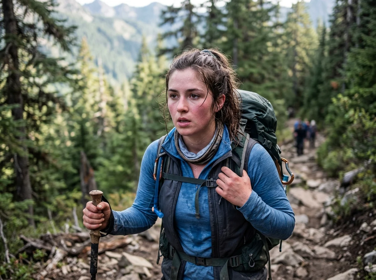 Väsinud matkaja rajal