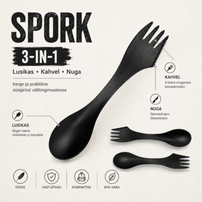 matkalusikas 3-in-1 spork