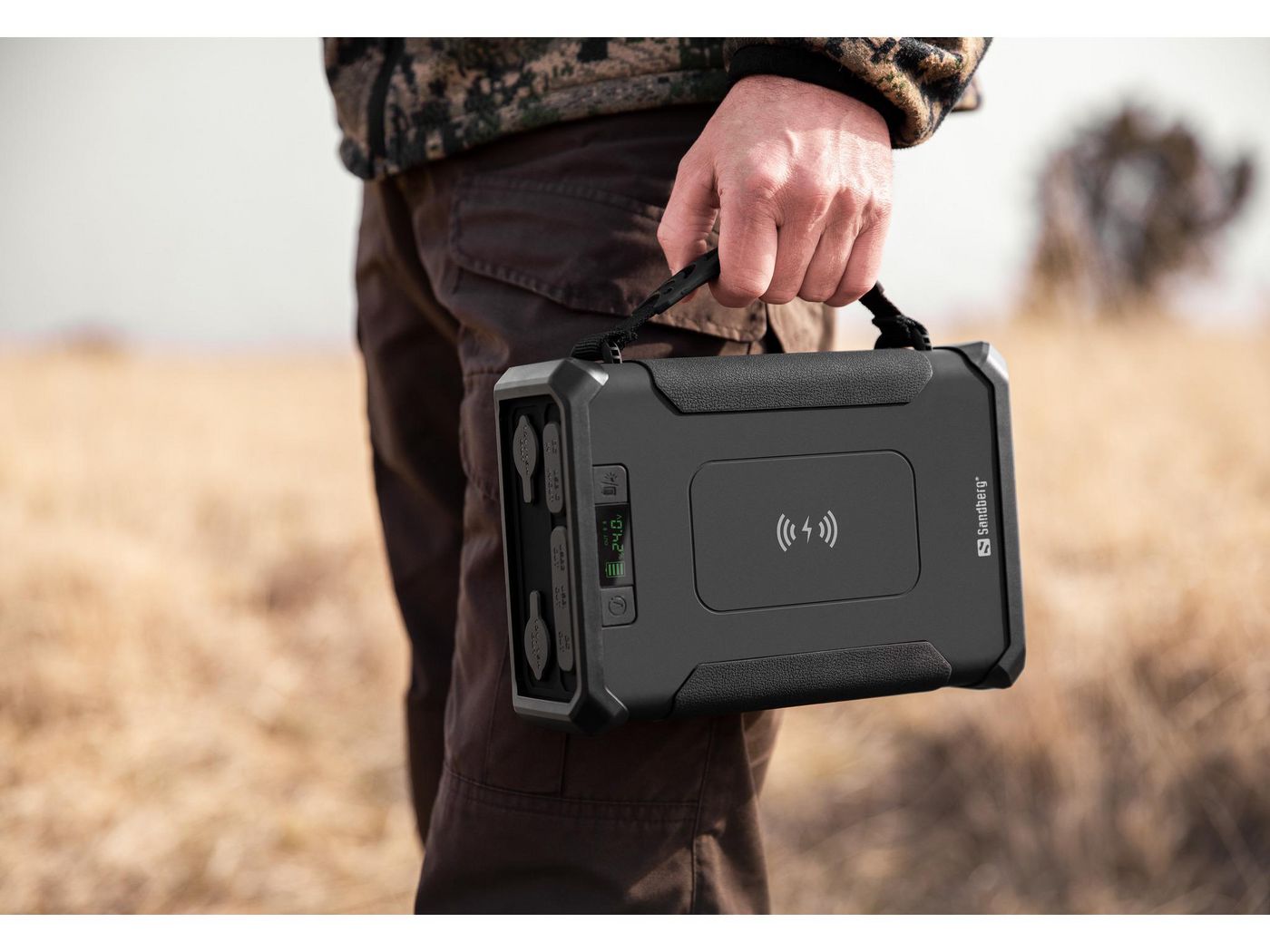 Sandberg Survivor Powerbank USB-C USB-A DC ja 12 V väljundid